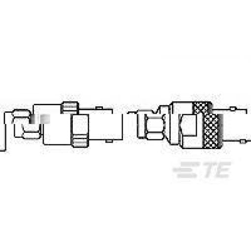 TE Connectivity TE AMP RF - Special Miniature Connectors 1053786-1 1 ks Package