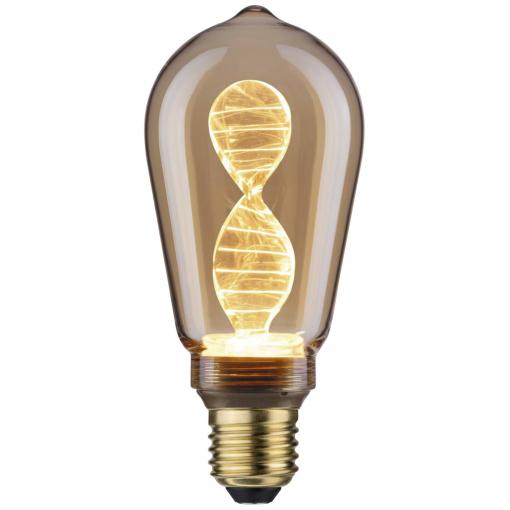 Paulmann 28885 LED E27 speciální tvar 3.5 W = 19 W zlatá (Ø x v) 64 mm x 142 mm 1 ks