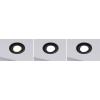 Paulmann 93096 Calla WhiteSwitch LED vestavné svítidlo, LED, 15 W, černá (matná)
