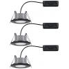 Paulmann 93096 Calla WhiteSwitch LED vestavné svítidlo, LED, 15 W, černá (matná)