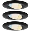 Paulmann 93096 Calla WhiteSwitch LED vestavné svítidlo, LED, 15 W, černá (matná)