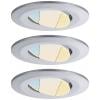 Paulmann 93095 Calla WhiteSwitch LED vestavné svítidlo, LED, 15 W, chrom (matný)