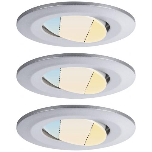 Paulmann 93095 Calla WhiteSwitch LED vestavné svítidlo, LED, 15 W, chrom (matný)