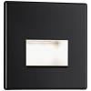 Paulmann 93094 Wand EBL Edge LED vestavné nástěnné svítidlo, LED, 1.40 W, černá (matná)
