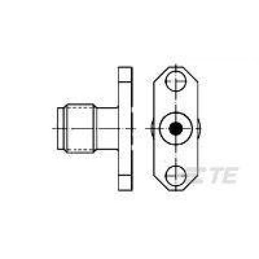 TE Connectivity TE AMP RF - Special Miniature Connectors 1060031-1 1 ks Tray