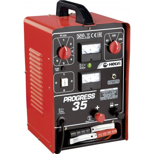 Helvi 77202 nabíječka, dílenská nabíječka 6 V, 12 V, 24 V 38 A