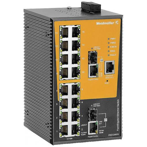 Weidmüller 2682330000 IE-SW-AL18M-16TX-2GC průmyslový ethernetový switch 10 / 100 / 1000 MBit/s