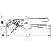 KS Tools 115.2000 1152000 instalatérské SIKO kleště 240 mm