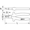 KS Tools 117.1281 1171281 boční štípací kleště 175 mm