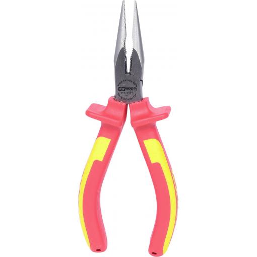 KS Tools 1171117 ploché jehlové kleště rovné nástrojová ocel 165 mm