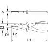 KS Tools 1171642 ploché kleště plast 180 mm