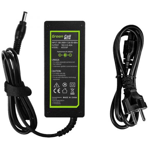 Green Cell AD25P napájecí adaptér k notebooku 65 W 19 V 3.42 A Vhodný pro značky (tiskárny): Toshiba