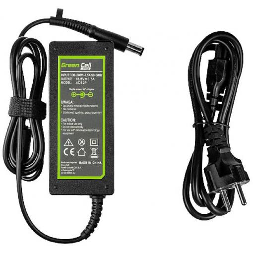 Green Cell AD12P napájecí adaptér k notebooku 65 W 18.5 V 3.5 A Vhodný pro značky (tiskárny): HP