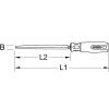 KS Tools 1503264 150.3264 Trojhranná dutá škrabka