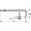 Celoocelová rychloupínací svěrka, 120 x 1000 mm KS Tools 1450422 Rozpětí (max.):1000 mm