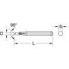Zrna, 8-hranná, Ø 8 mm KS Tools 1620365