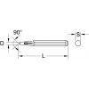 Zrna, 8-hranná, Ø 6 mm KS Tools 1620364