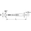 Zrna, 10 mm, 8-hranná KS Tools 1560243 (Ø x d) 10 mm x 185 mm