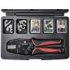 TOOLCRAFT TO-7703463 sada krimpovacích kleští dutiny na kabely, 0.5 do 35 mm², vč. sortimentu dutin na kabely v kufru , vč. výměnných krimpovacích vložek,