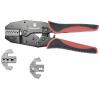 TOOLCRAFT TO-7703463 sada krimpovacích kleští dutiny na kabely, 0.5 do 35 mm², vč. sortimentu dutin na kabely v kufru , vč. výměnných krimpovacích vložek,