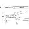 KS Tools 119.2025 1192025 silové boční štípací kleště 210 mm