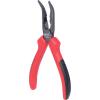 KS Tools 1192018 ploché jehlové kleště 45° zahnuté nástrojová ocel 165 mm