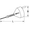 KS Tools 900.1995 9001995 Čistič potrubí 319 mm Vnější Ø 7.6 mm