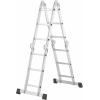 Hailo ProfiStep® combi 7412-037 hliník víceúčelový žebřík max.prac. výška: 4.35 m stříbrná 16.7 kg