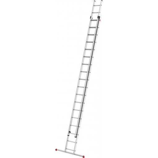 Hailo ProfiStep® duo 7218-007 hliník výsuvný žebřík max.prac. výška: 9.5 m stříbrná 25.6 kg