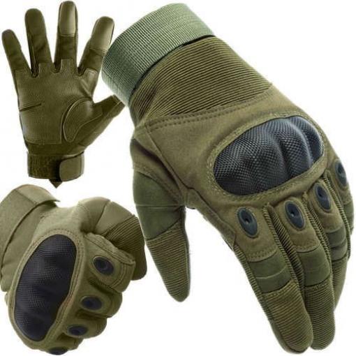 Taktické rukavice Trizand vel. XL, khaki