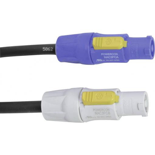PSSO 30235040 napájecí propojovací kabel [1x zástrčka PowerCon - 1x zástrčka PowerCon] 5 m černá