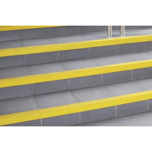 COBA Europe GRP070003N Podlahová krytina COBAGRIP® Stair Nosing žlutá 1.5 m x 55 mm x 5 mm 1 ks
