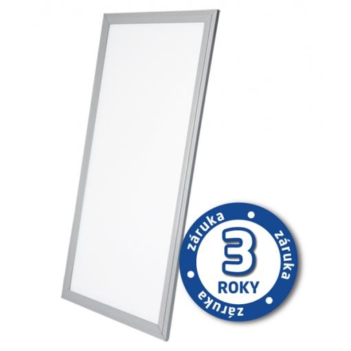 LED panel, 40W, 30x120cm, 2900lm, 4000K, stříbrný rám, LP03