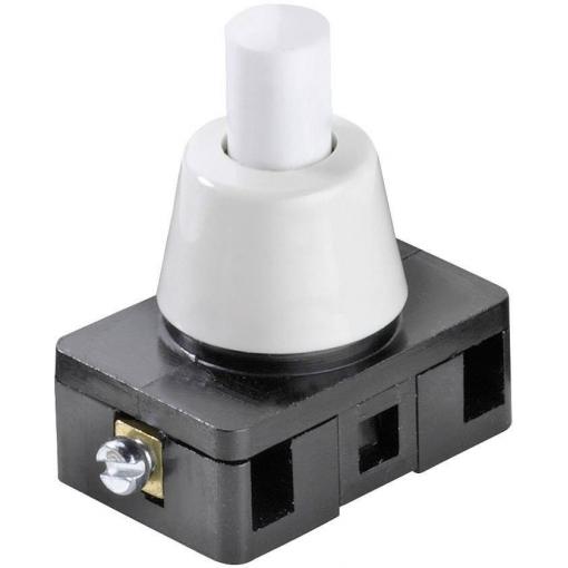 interBär, 4011644004923 tlačítkový spínač, 11 mm, 250 V/AC, 6 A, 1 ks