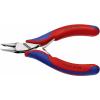 Knipex 64 62 120 pro elektroniku a jemnou mechaniku šikmé štípací kleště s fazetou 120 mm