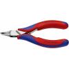 Knipex 64 62 120 pro elektroniku a jemnou mechaniku šikmé štípací kleště s fazetou 120 mm