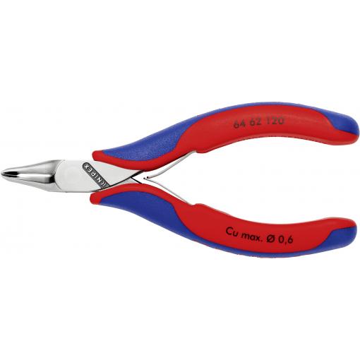 Knipex 64 62 120 pro elektroniku a jemnou mechaniku šikmé štípací kleště s fazetou 120 mm