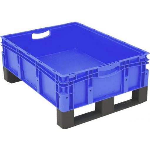 1658331 stohovací zásobník vhodné pro potraviny (d x š x v) 800 x 600 x 320 mm modrá 1 ks