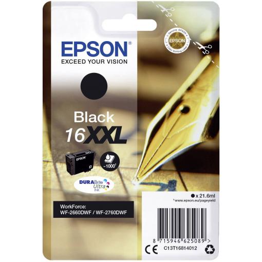 Epson Ink 16XXL originál černá C 13 T 16814012