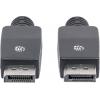 Manhattan DisplayPort kabel Konektor DisplayPort, Konektor DisplayPort 10.00 m černá 354134 4K UHD, fóliové stínění, UL certifikace, pozlacené kontakty Kabel