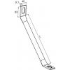 Fischer PSAE 500 zl opěrky 500 mm ocel 542727 10 ks (d x š) 500 mm x 40 mm