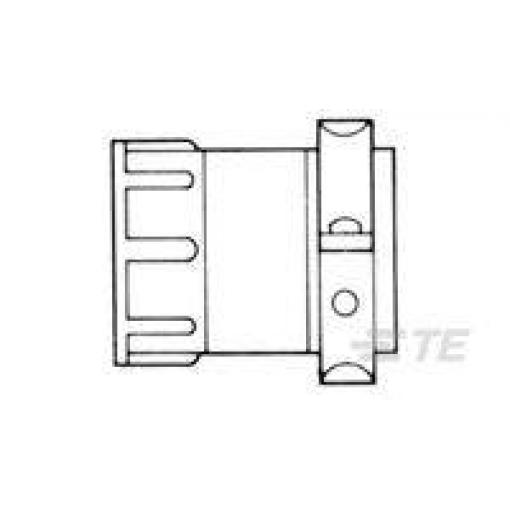 Circular Plastic Connectors TE AMP Circular Plastic Connectors 206512-6 TE Connectivity Množství: 1 ks