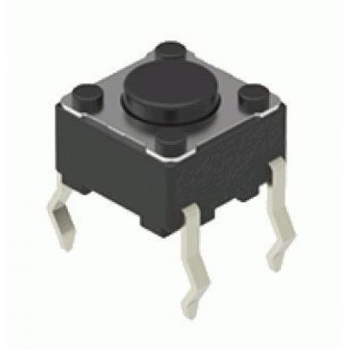 Mikrospínač KFC-A06-4,3, 6×6 mm, výška 4,3 mm