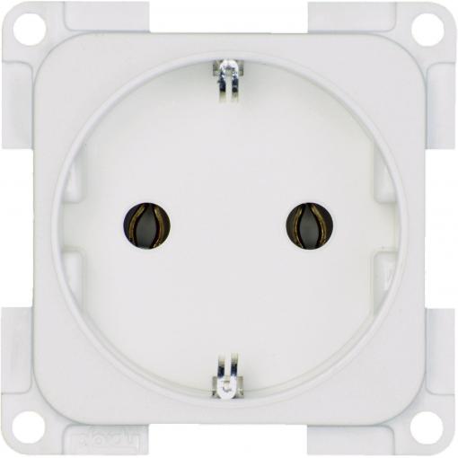 inprojal elektrosysteme vestavný zásuvka s ochranným kontaktem bílá 102556 1 ks