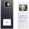 m-e modern-electronics Vistus VD ALU 6310 A domovní video telefon kabelový kompletní sada pro 1 rodinu antracitová