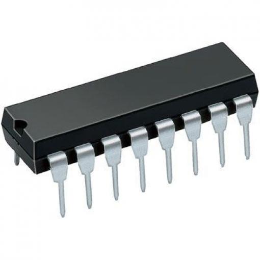 Integrovaný obvod 4028, převodník BCD/1-10, DIL-16