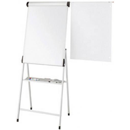 Maul mobilní flipchart JAKOB MAUL - MAUL professionell plus - Staffelei - Bodenaufstellung (š x v) 69 cm x 96 cm stříbrná vč. odkládací poličky, vč. držáku