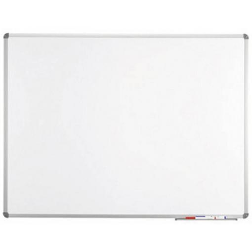 Maul bílá popisovací tabule MAULstandard, Emaille (š x v) 240 cm x 120 cm bílá emailový nátěr vč. odkládací misky , formát na šířku nebo na výšku