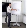 Maul mobilní flipchart MAULsolid (š x v) 66 cm x 97 cm šedá vč. odkládací poličky, vč. držáku bloku, vč. držáku papíru, omyvatelný, popisovatelný, výškově