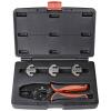 TOOLCRAFT TO-7827786 sada krimpovacích kleští 280 mm vč. krimpovacího sortimentu v kufru 1 sada